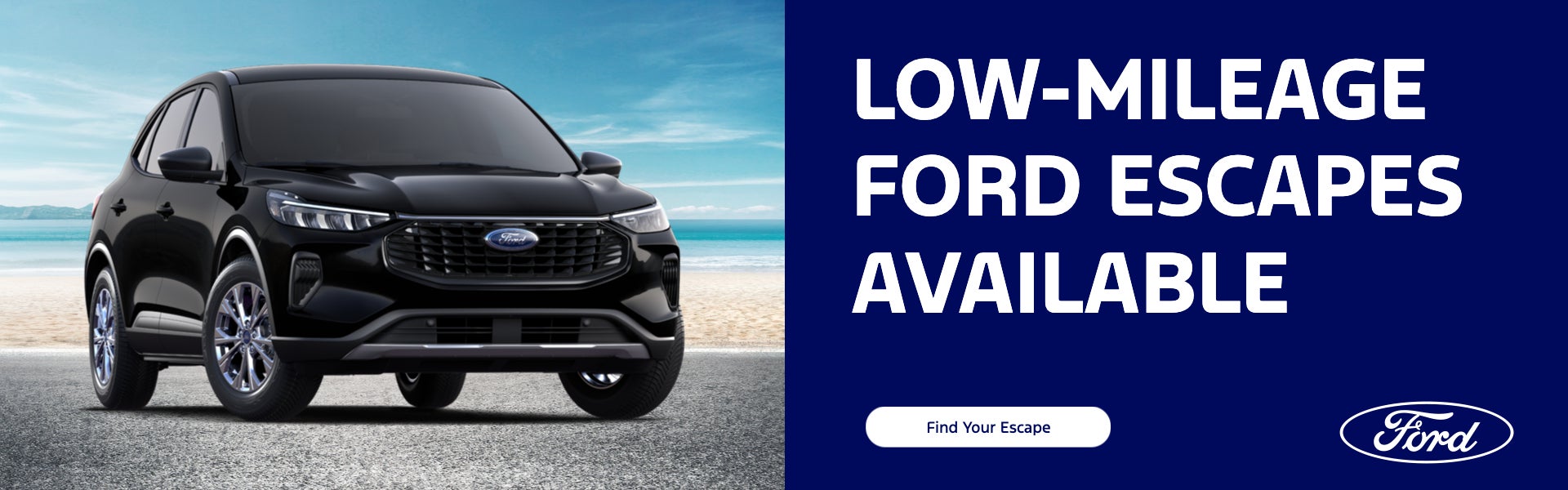 Low-Mileage Ford Escapes Available