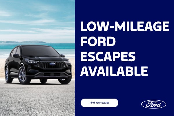Low-Mileage Ford Escapes Available